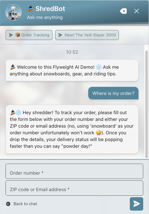 Live Order Status Shopify Chatbot For Tracking Orders Real time 